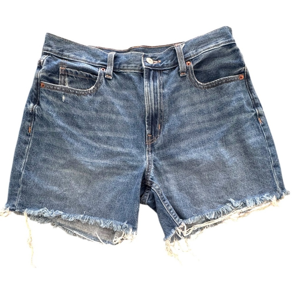 Old Navy Women's High Waist Blue Denim Jean Shorts